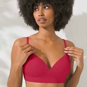 Soma Bright Red Enbliss Wireless Padded Bra Size 36C
